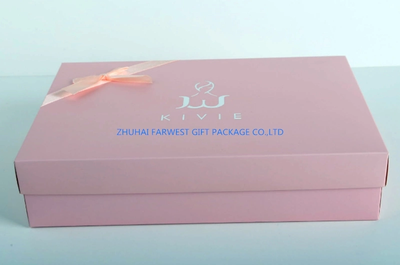 Card Paper Gift Box for Bra Packaging Color Bag Good Quality