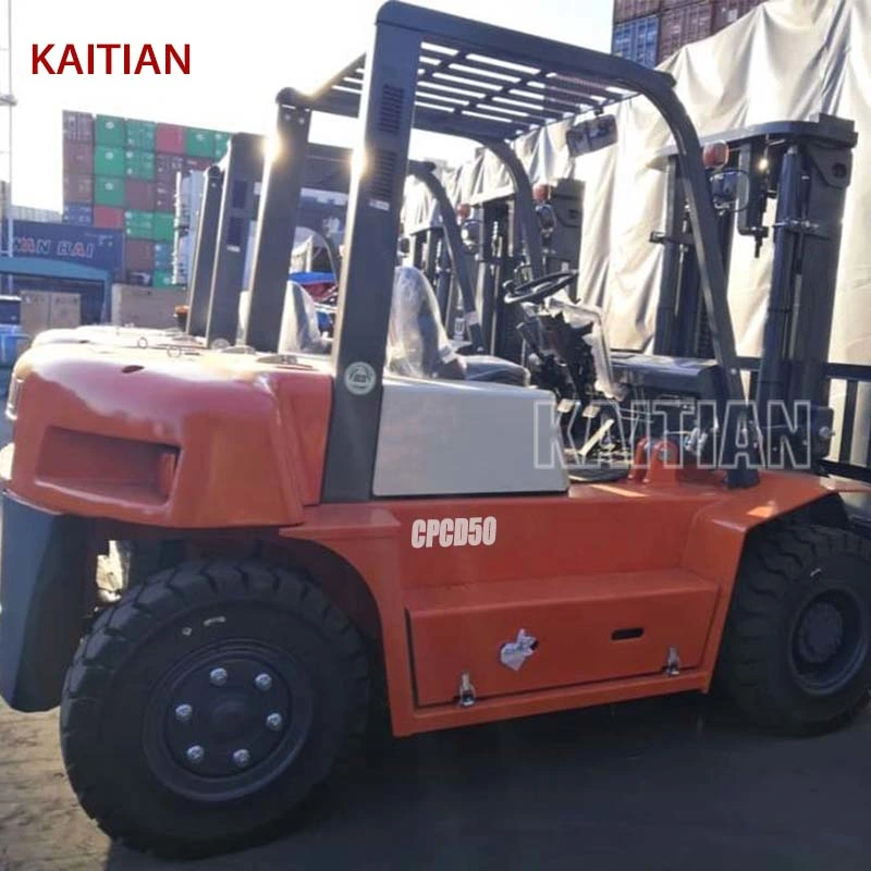 Forearm Forklift 5 Ton Manual Hydraulic Forklift with Japanese Diesel Engine