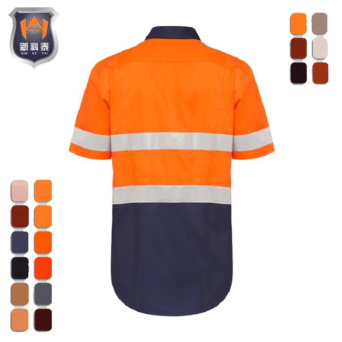 Short Sleeve Safety Workwear Work Fr Uniform Shirt