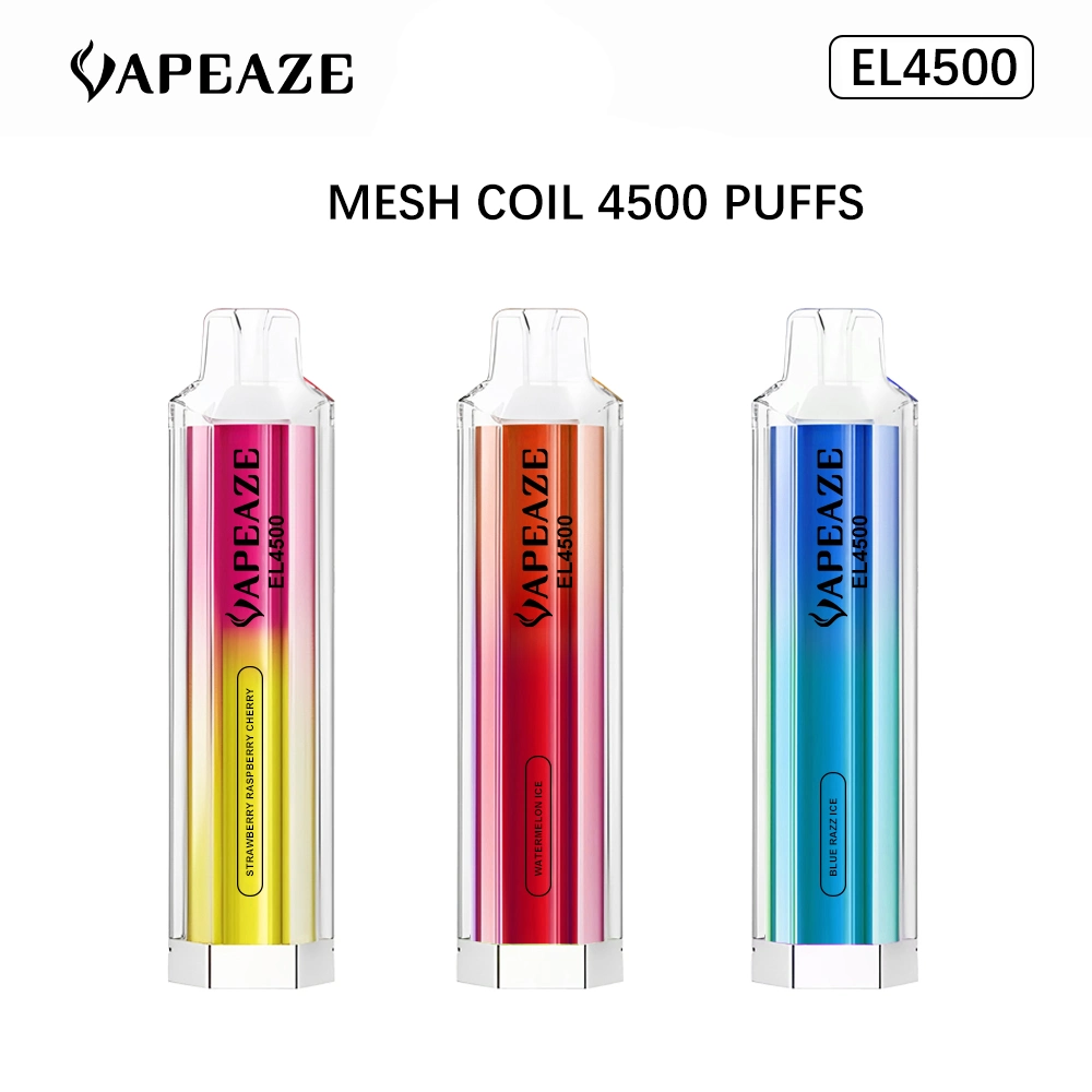 2023 Vapeaze Factory Price OEM EL 4500puffs Vape Pod Puff Vaporizer Pen