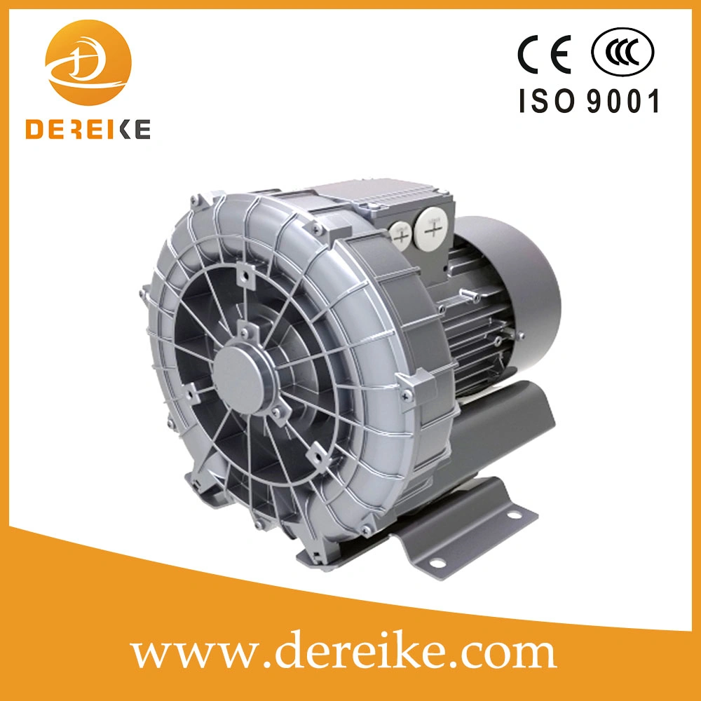 Dereike 2.2kw High Pressure Side Channel Blower Air Blower Ring Blower for Environment Protection Sewage Treatment