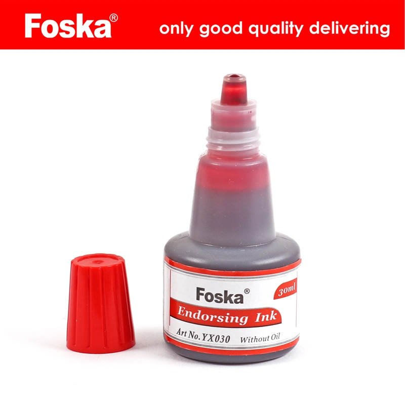 Foska Stationery Office School Colorful 30ml Endorsing Ink