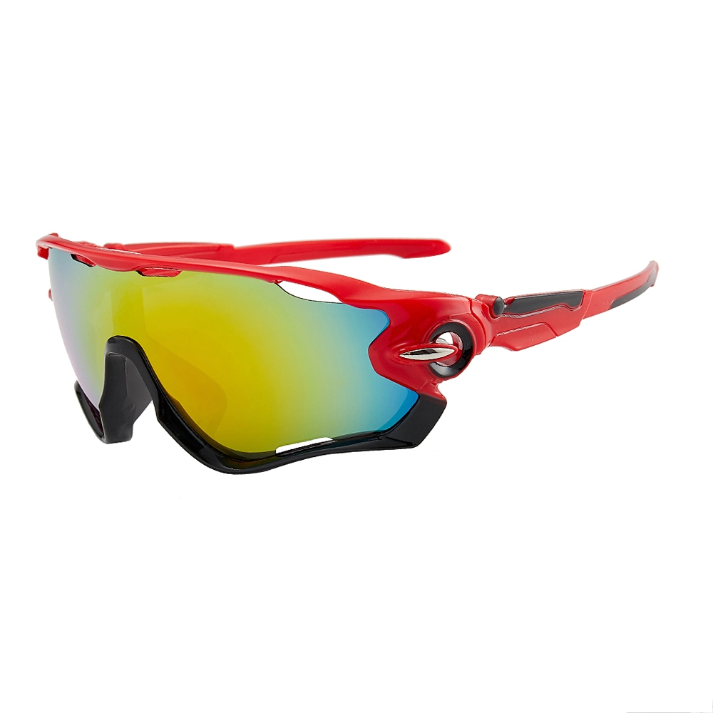 New UV400 PC Frame Mirrored Lenses Protection Cycling Sports Sunglasses for Unisex