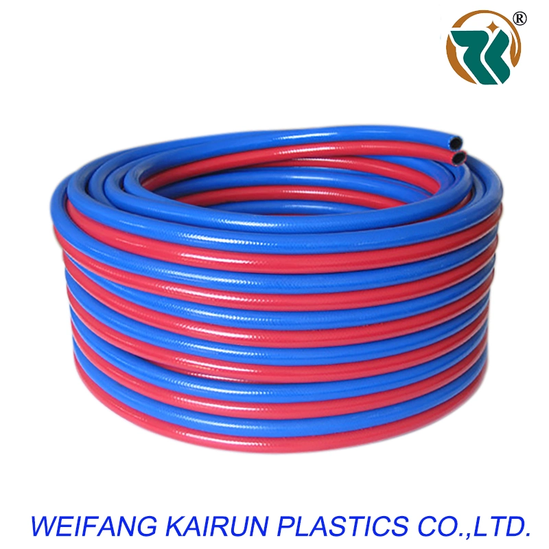 1/4&prime; &prime; 3/8" Rubber Twin Welding Hose for Oxyacetylene