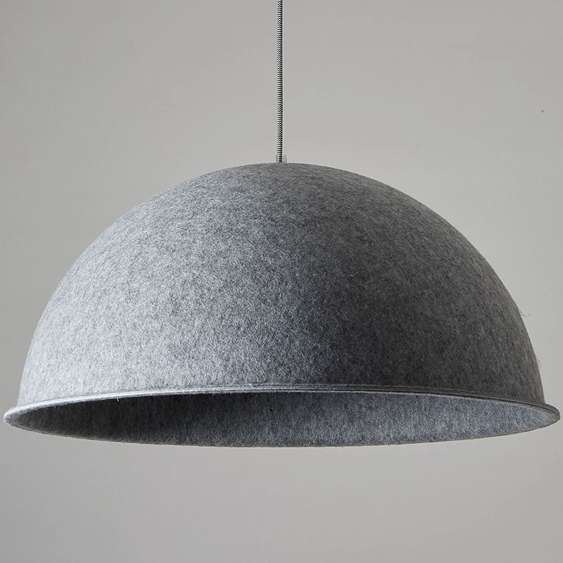 Creative Eco Felt Shade E26 E27 Base Fixture Hanging Ceiling Pendant Lamp for Kitchen Home Lighting