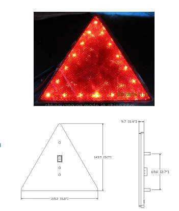 Tail/Stop/ Reflector Lamp for Truck/Trailer/Bus with E4 CCC Certification Lt-103