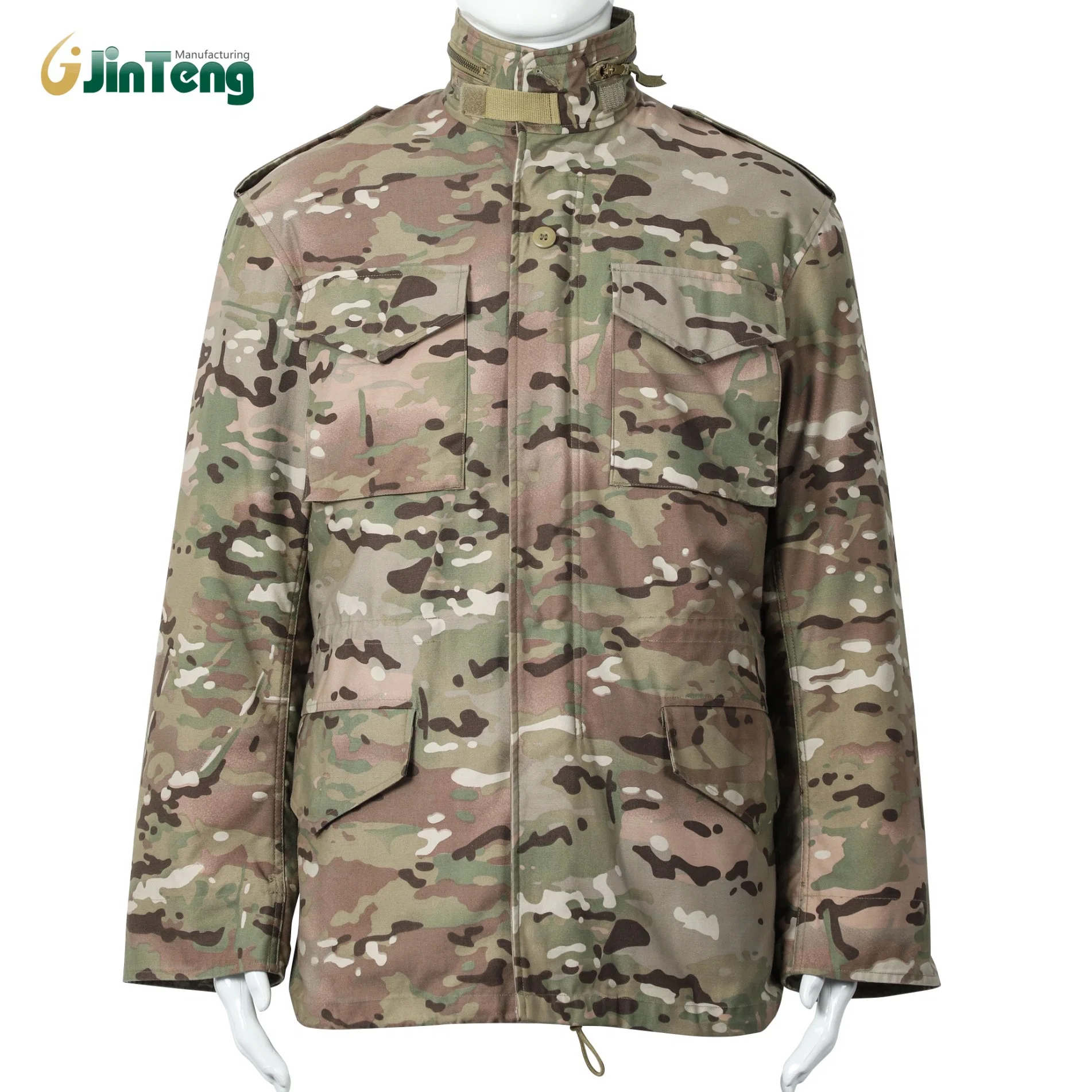 Dust-Proof Mens Olive Green Military Style Jacket Tactical Jackets for Men