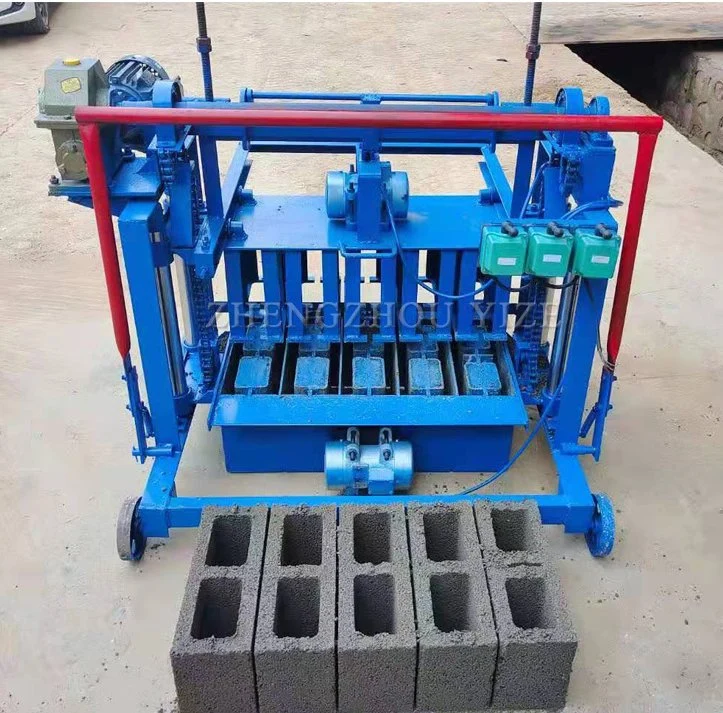 Hollow and Solid Concrete Cement Block Brick Making Moulding Machine