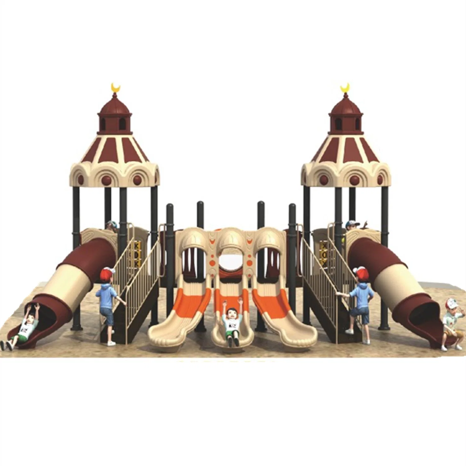 Outdoor Playground Slides Children's Amusement Park Equipment Combination 279b