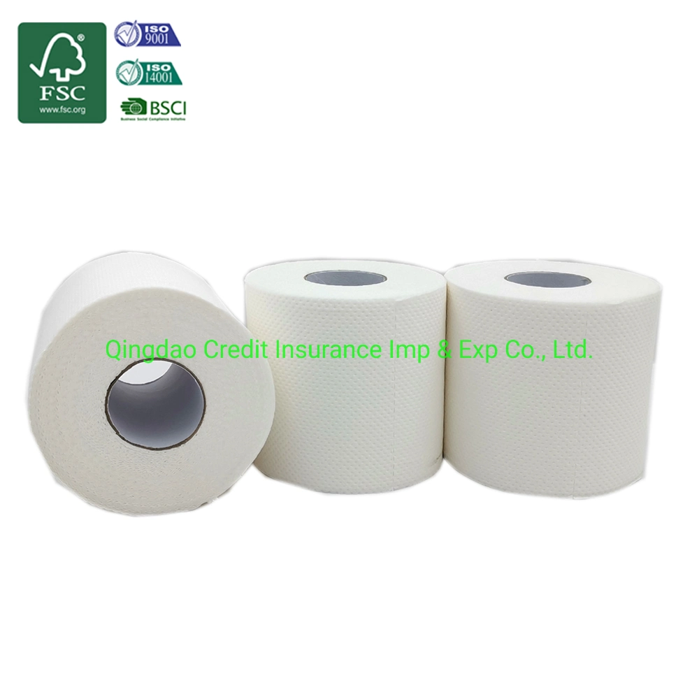 Environmentally Friendly White Bamboo Toilet Paper Rolls Individually Packaged