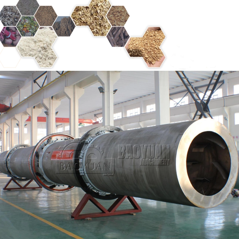 Temperature Rotary Fertilizer Cattle Poultrydung Dung Dryer Biomass Rotary Dryer Machine