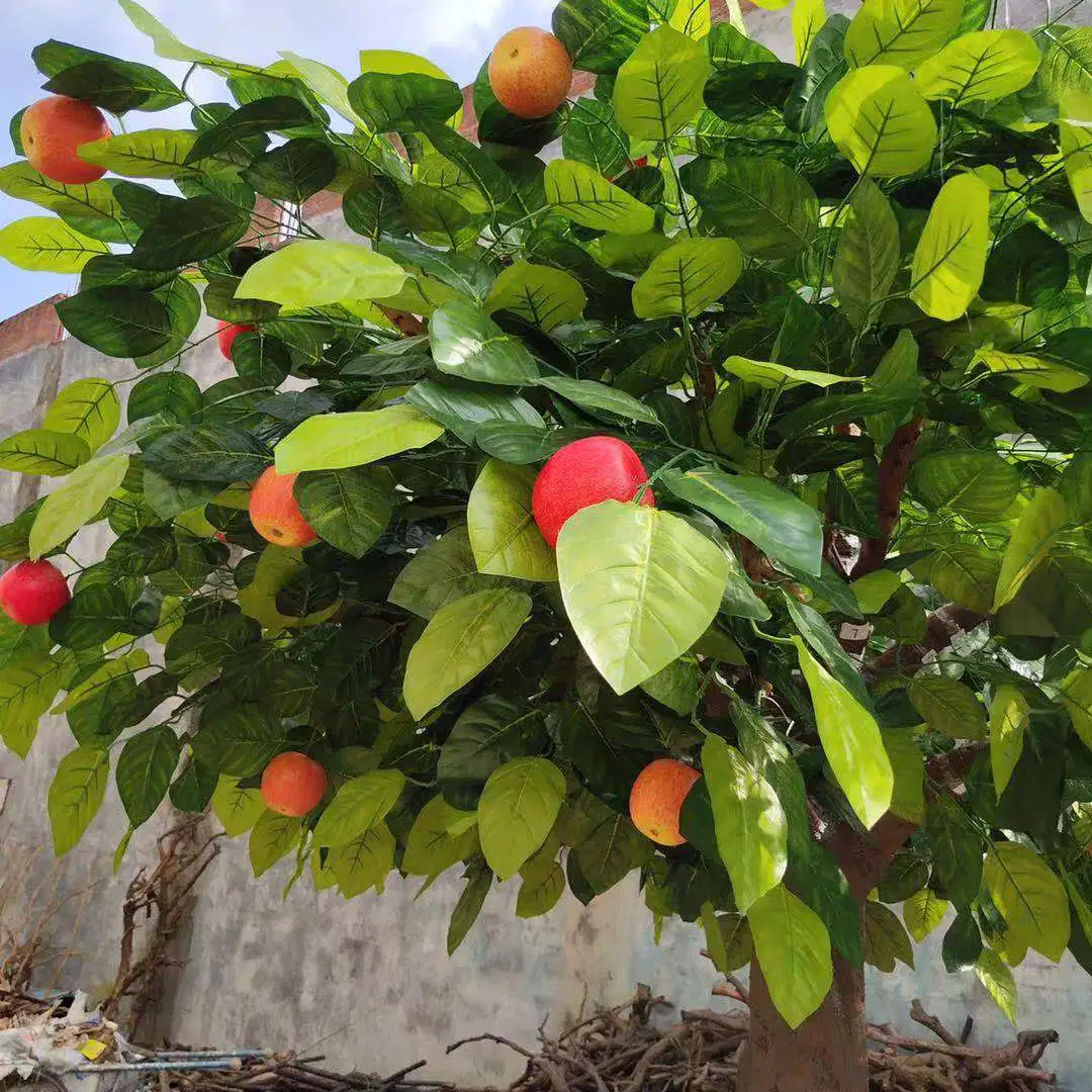 Hotel Restaurant Decoration Realistic Appearance Artificial Fruit Tree