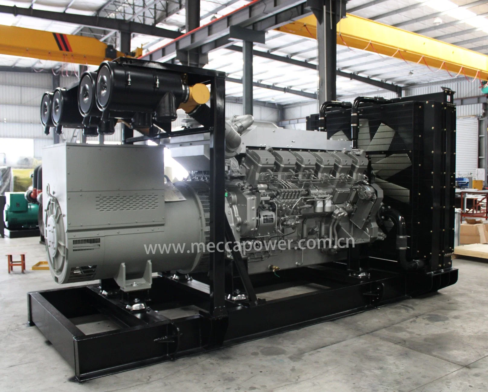 1000kVA Continuous Running Mitsubishi Engine Diesel Power Generator for Construction