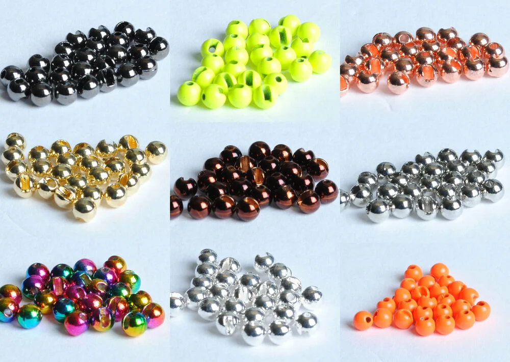 Popular Tying Beads High quality/High cost performance  Tungsten Slotted Beads