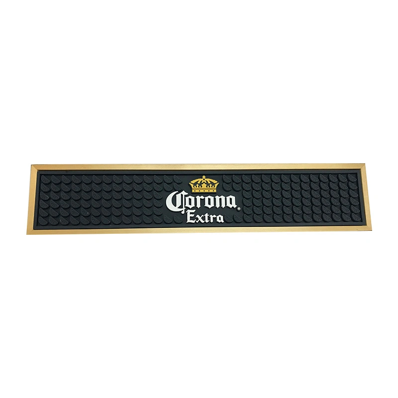 Nature Wooden Bar Runner and Bar Mat PVC Bar Mat