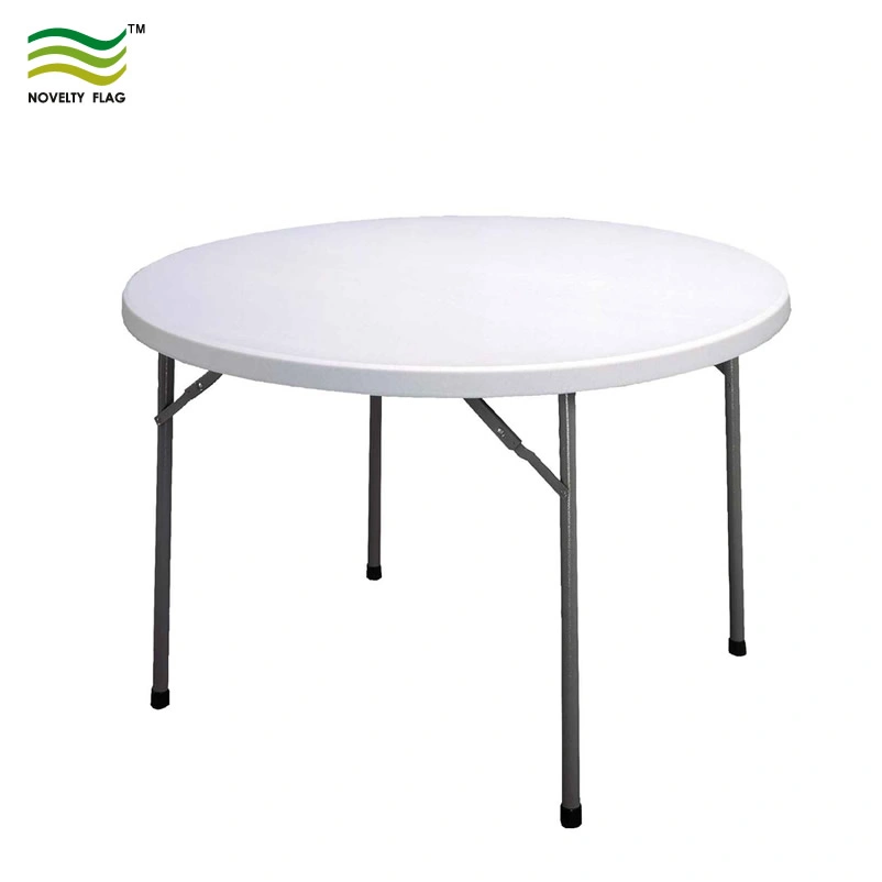 Indoor Outdoor Plastic Picnic Party Dining Camp Folding Roundtable Portable Tables (J-NF18F05110)