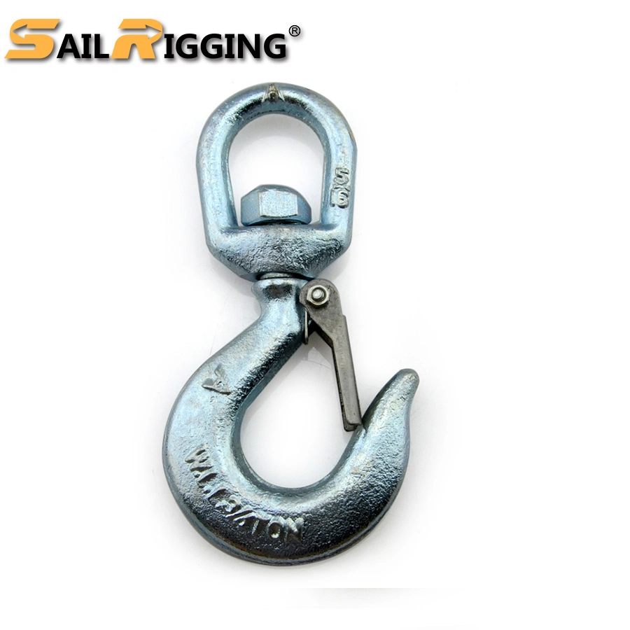 Steel Drop Forged S322 Heavy Lifting Swivel Hook Chain Accessories