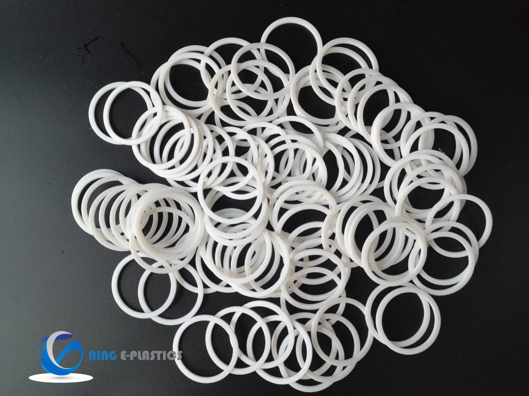 PTFE Insulating Ring Thin Wall PTFE Inserts Bushing Tube Electric Insulation