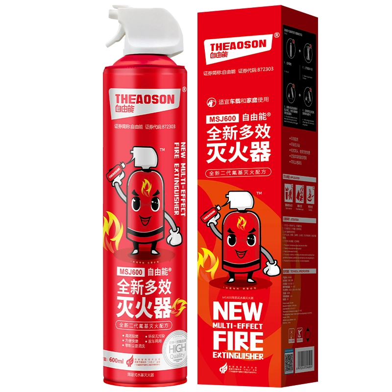 Theaoson 600ml Home Used Wated-Based Fire Extinguisher