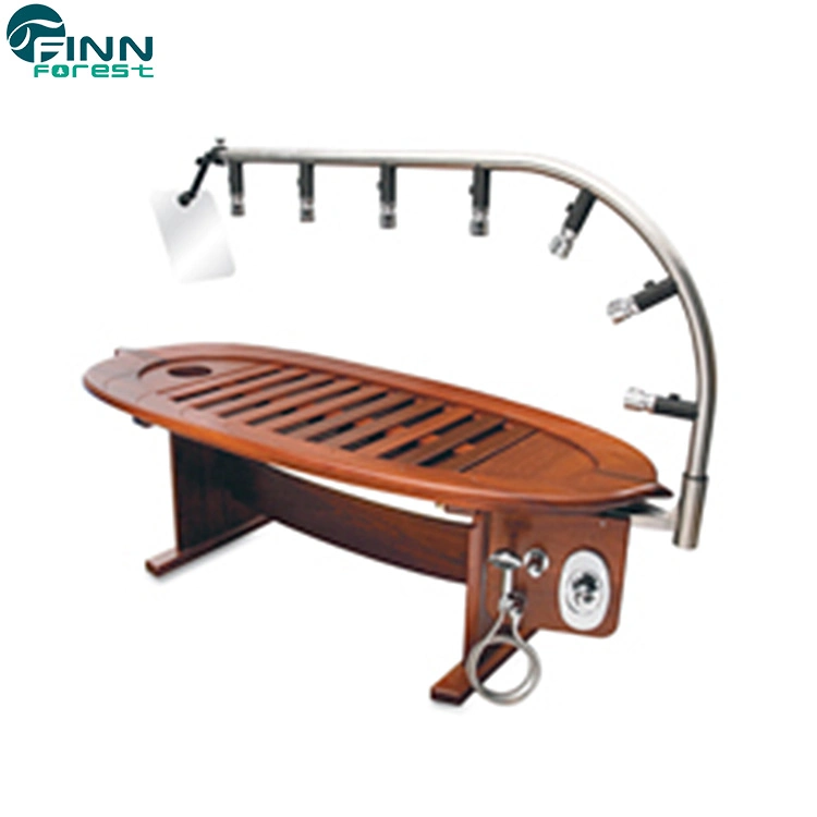 Beauty Equipment Wooden Shower Bed Hydrotherapy SPA Equipment