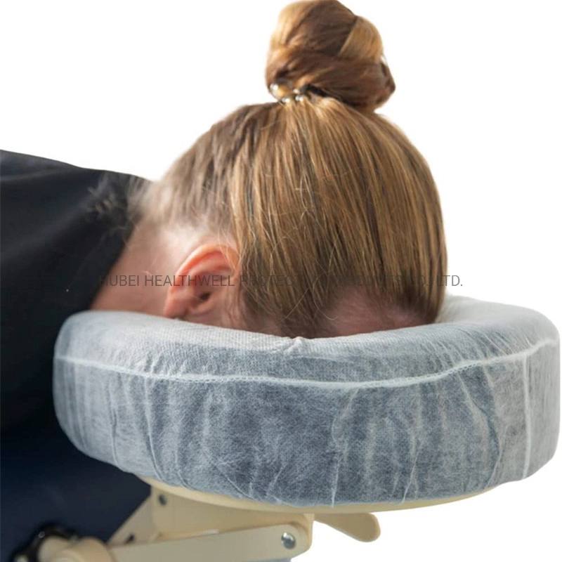 Non Woven Disposable 100% Polypropylene Face Rest Cover for Massage Bed