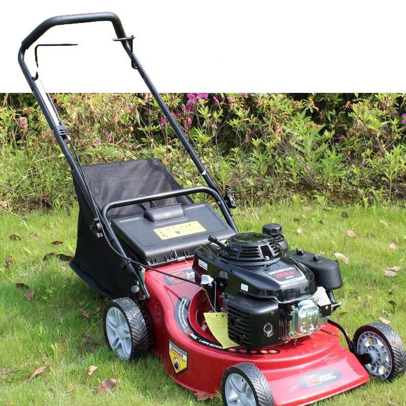 China Supply Gasoline Powered Petrol Lawn Mower Mover Power Lawnmower