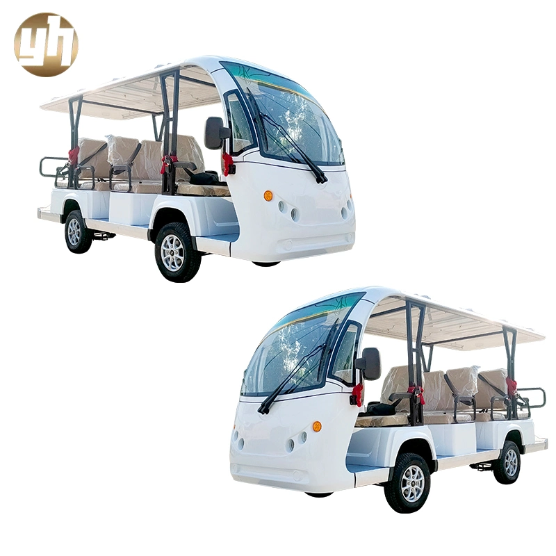 Batteriebetrieben 8 Sitze Passagier Stadt Fahrzeug Tourist Shuttle Electric Mini Sightseeing Bus Auto