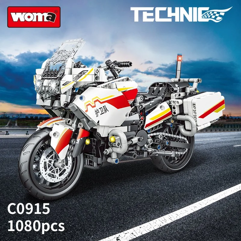 WOMA Spielzeug C0915 Einzelhandel Verkauf Schüler Kind pädagogische DIY Stem Motorrad Modell Bausteine Brick Set Junge Geburtstag Weihnachtsgeschenk Techinc Auto Motorrad Spielzeug