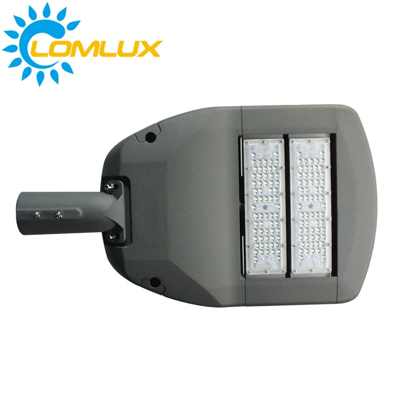 Candeeiro LED para estrada de 150 W vidro temperado IP66 IK10 130 LM/W