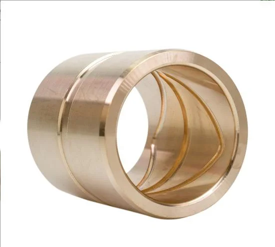 Preço baixo bucha de bronze de alta precisão com bucha de flange reforçada, bimetal Deslize a bucha de cobre