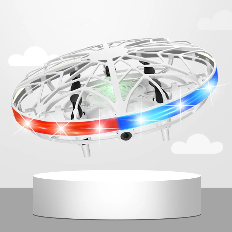 Cadeaux amusants capteur LED à fonctionnement manuel avion Drone pour enfants Ou adultes 360 degrés Flip Easy petit jouet OVNI intérieur Jouet de Drone de ballon volant