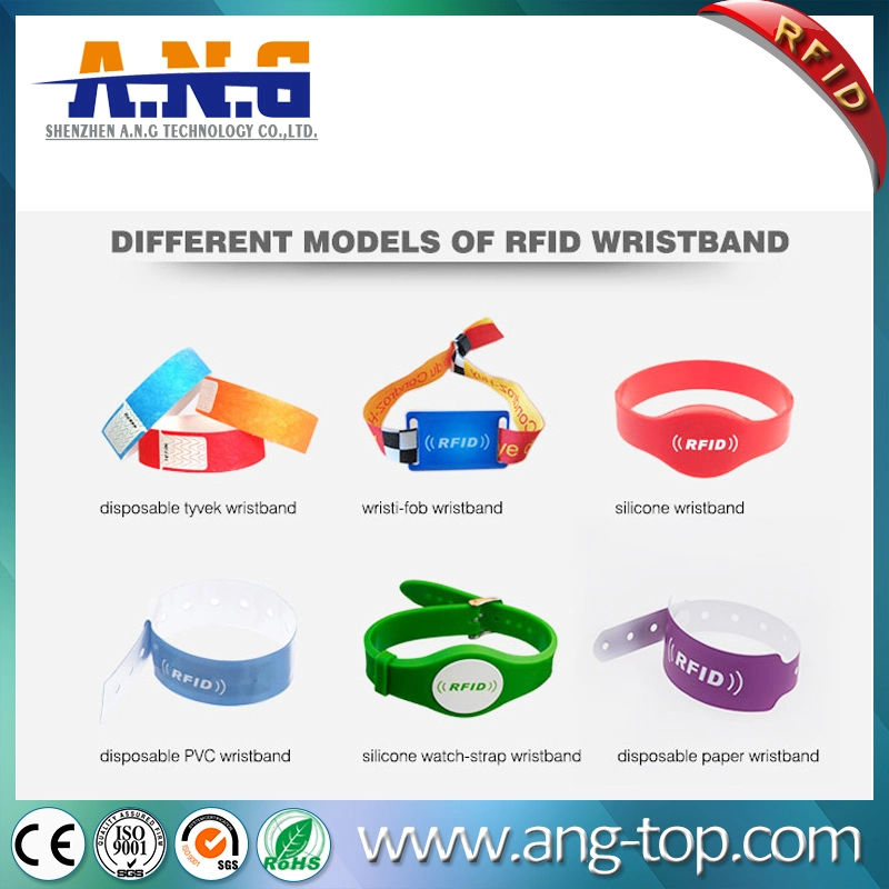 Soft PVC Hospital Patient Management RFID Vinyl Wristband