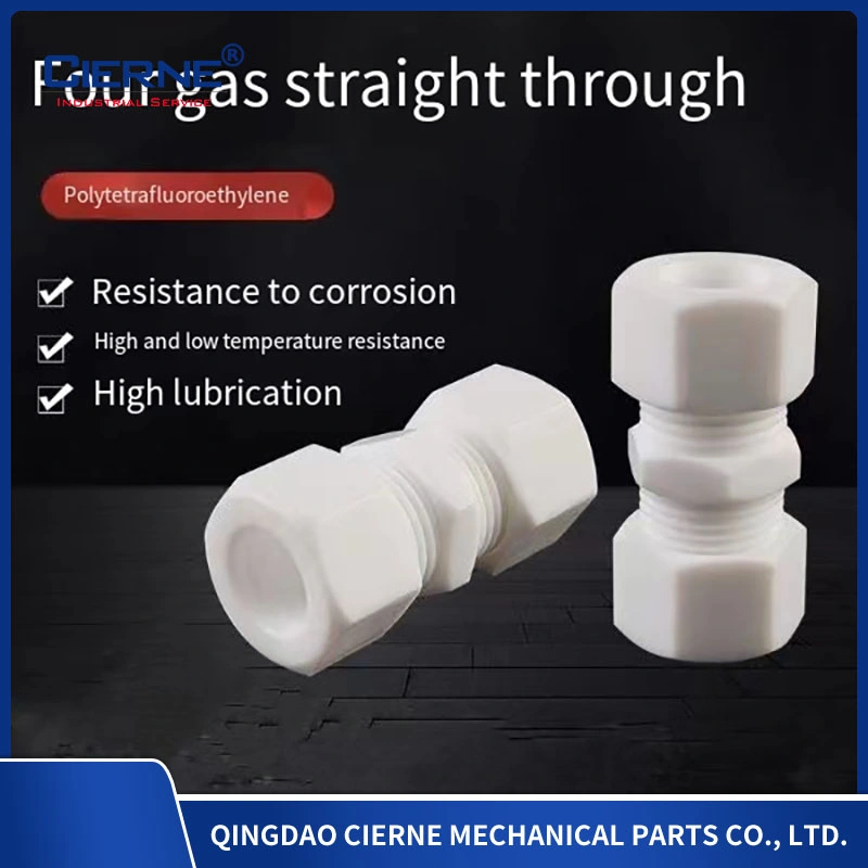 PTFE Sealed Two-Way Joint PTFE Pipe Stop Valve Custom