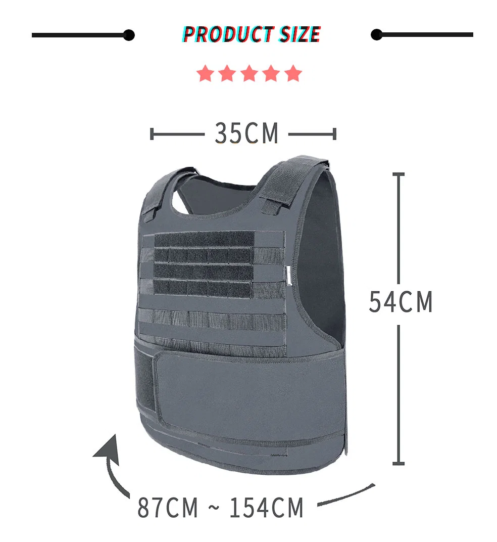 Double Safe Custom Manufacturer Full Protection Soft Safety Tactical Ballistic Bulletproof Vest Body Amour