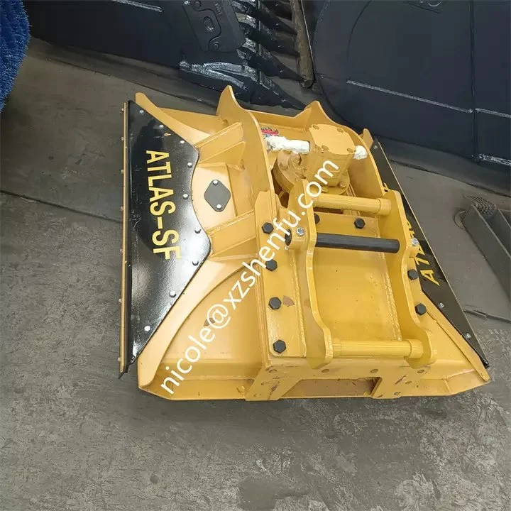 Mini с бортовым поворотом косилки Mulcher щетки вращающегося пылесборника экскаватора фрезы