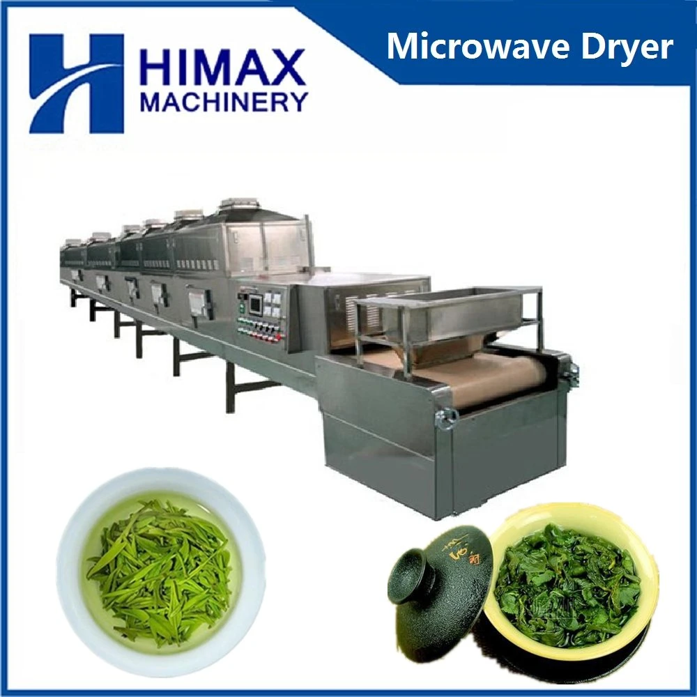 Industrial Microwave Dryer Machine Tunnel Sterilization Drying Equipment for Tea
