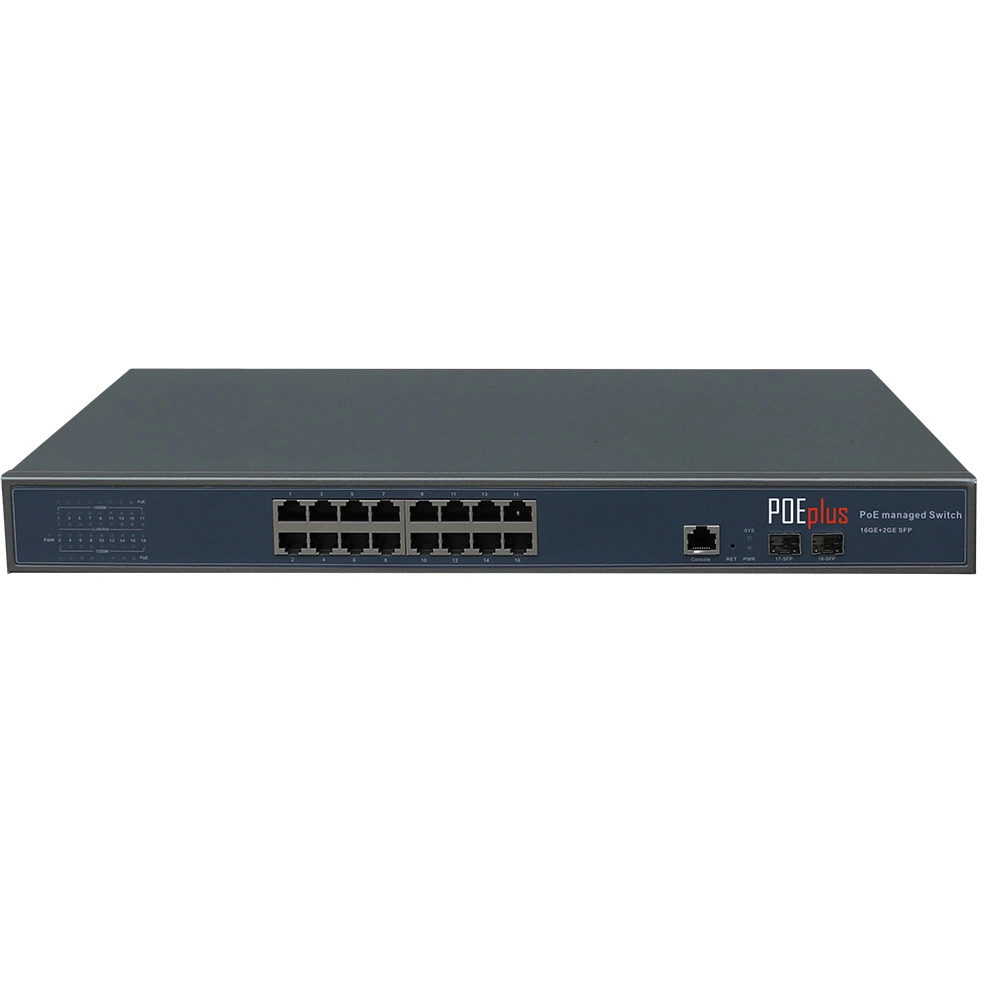 16 Port Poe Switch 10/100/1000Mbps L2 Management