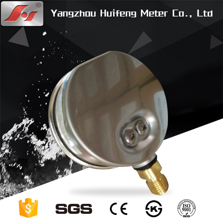 Good Price Cheap Stainless Steel Liquid Water Filled Pressure Gauge Meter