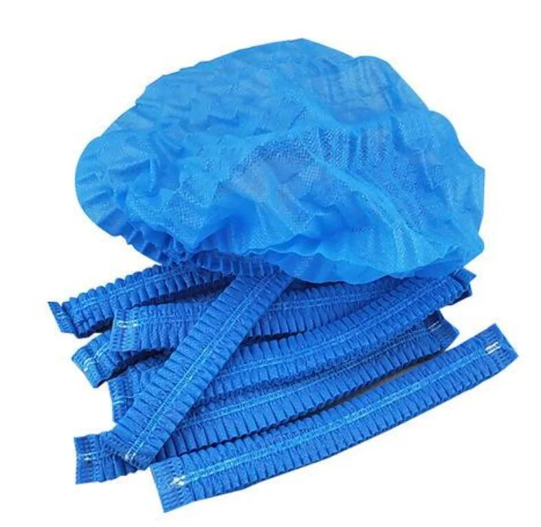 Fabrik Preis Einweg PP Kappe Kopf Abdeckung Haarnetz für Chirurgische Arbeitskleidung Staubschutz