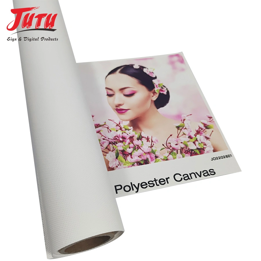 Jutu Accurate Color Performance Digital White Substrate for Solvent Printing Flay Canvas