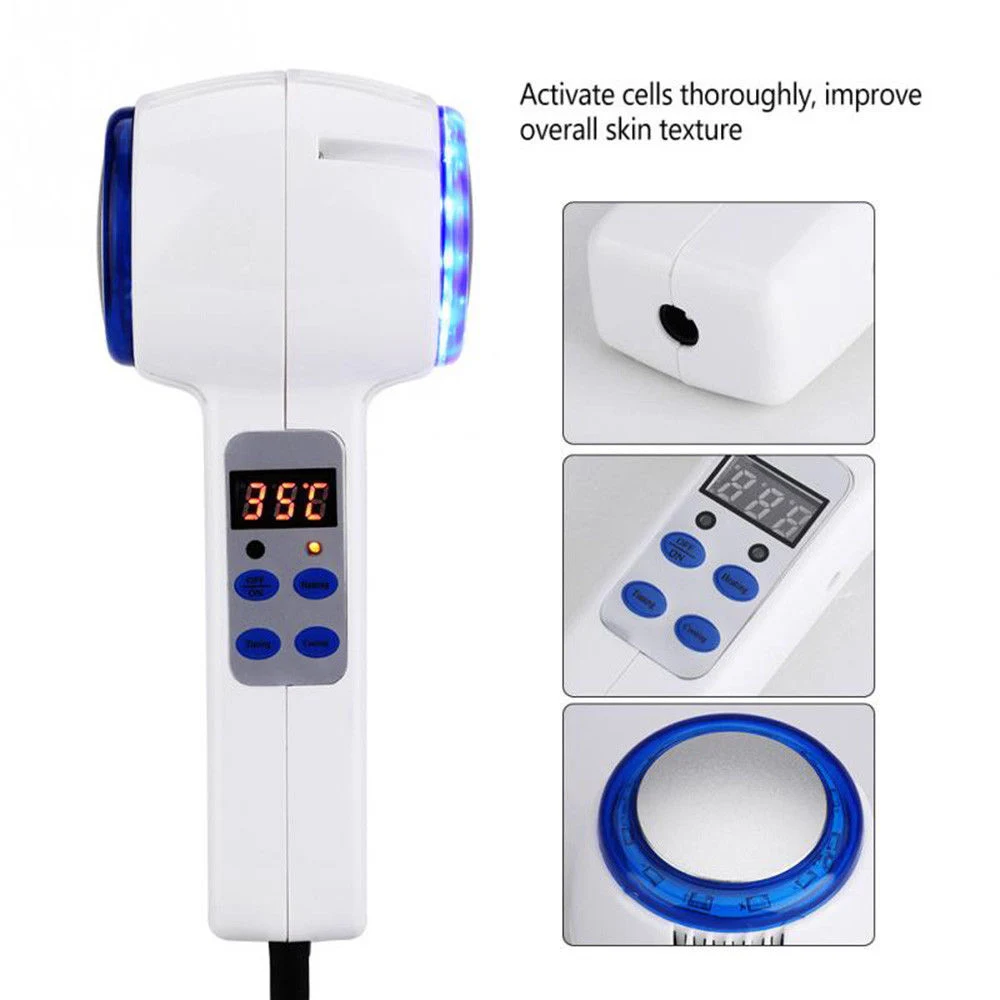 LED Ultrasonic Cryotherapy Hot Cold Hammer Facial Massage Beauty Salon Equipment