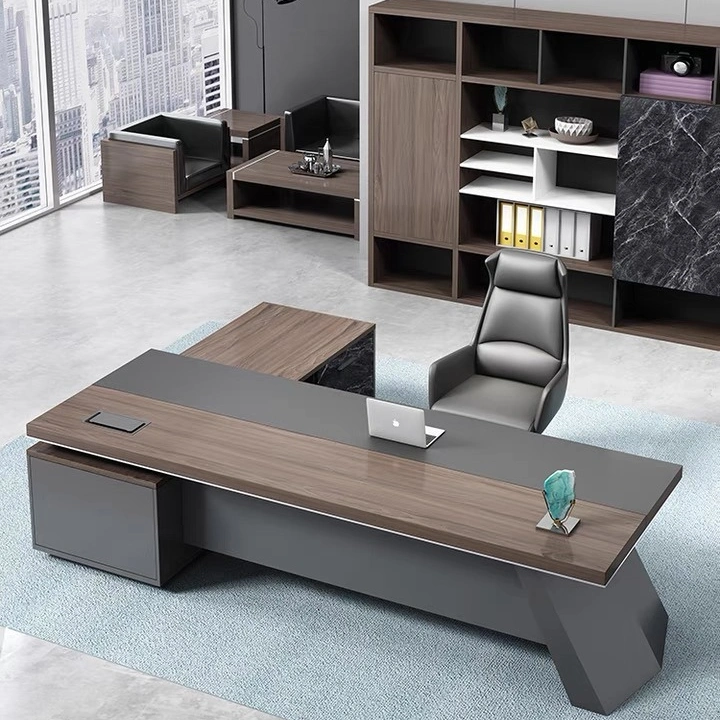 Exklusiver Boss Tisch L Form Luxus Executive Schreibtisch
