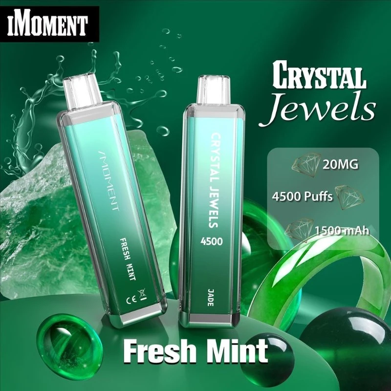 4500 Puffs Joyas de Cristal Marca 12ml E-Liquid 21 sabores desechables Vaporizador