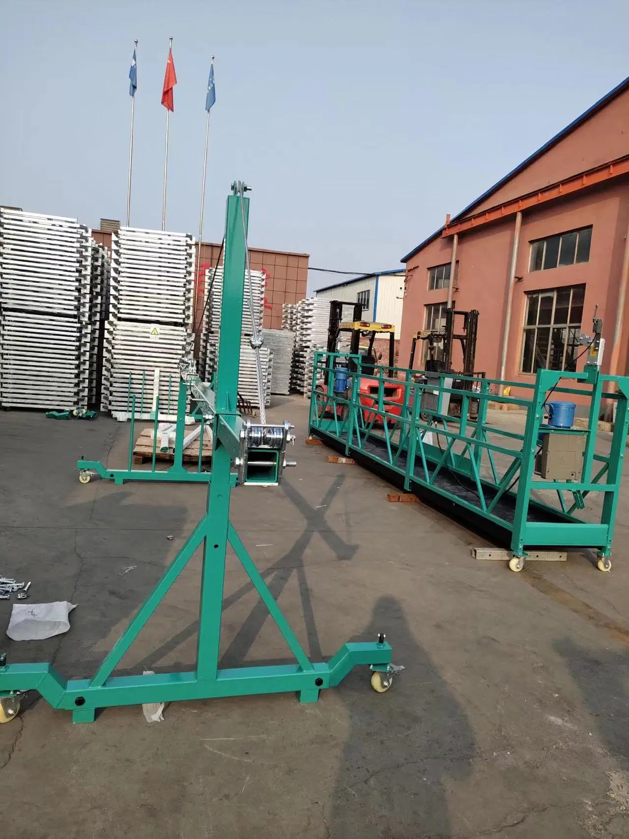 Zlp800 Paint Spray Hanging Electric Gondola Scaffolding System Frame Construction Balconies