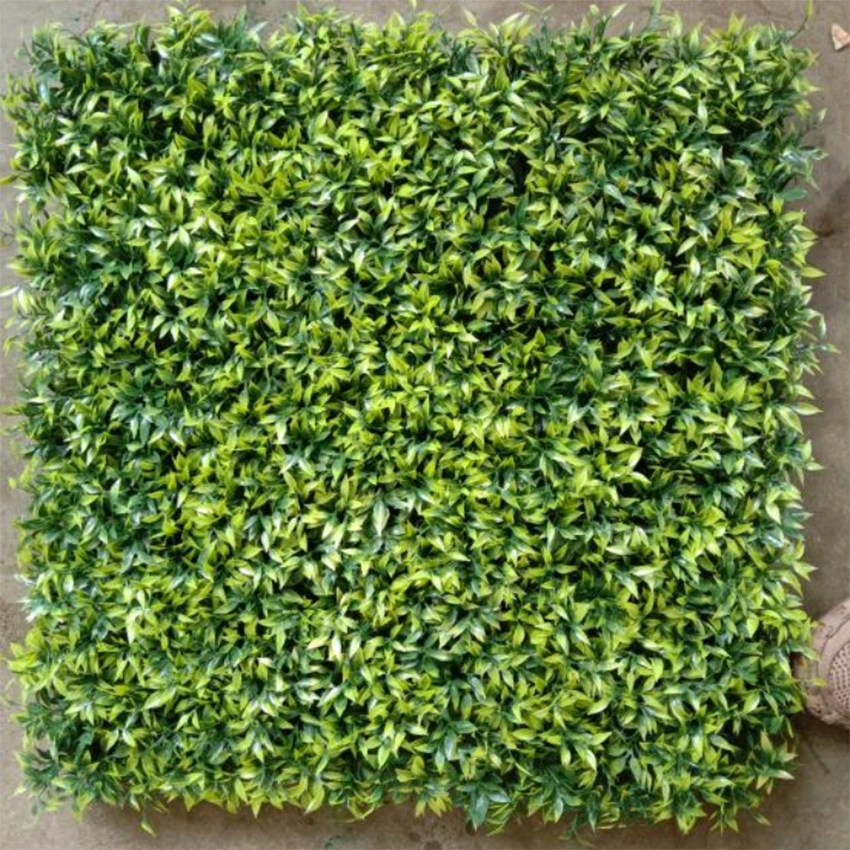 Outdoor Fake Grass Hedge Vertical Artificial Wall Hanging Plant Green Grass Wall for Home Decoration