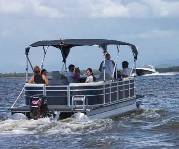 Allsea 25FT/27FT/30FT Aluminum Cheap Customized Passenger Travel Party Pontoon Boat for Sale