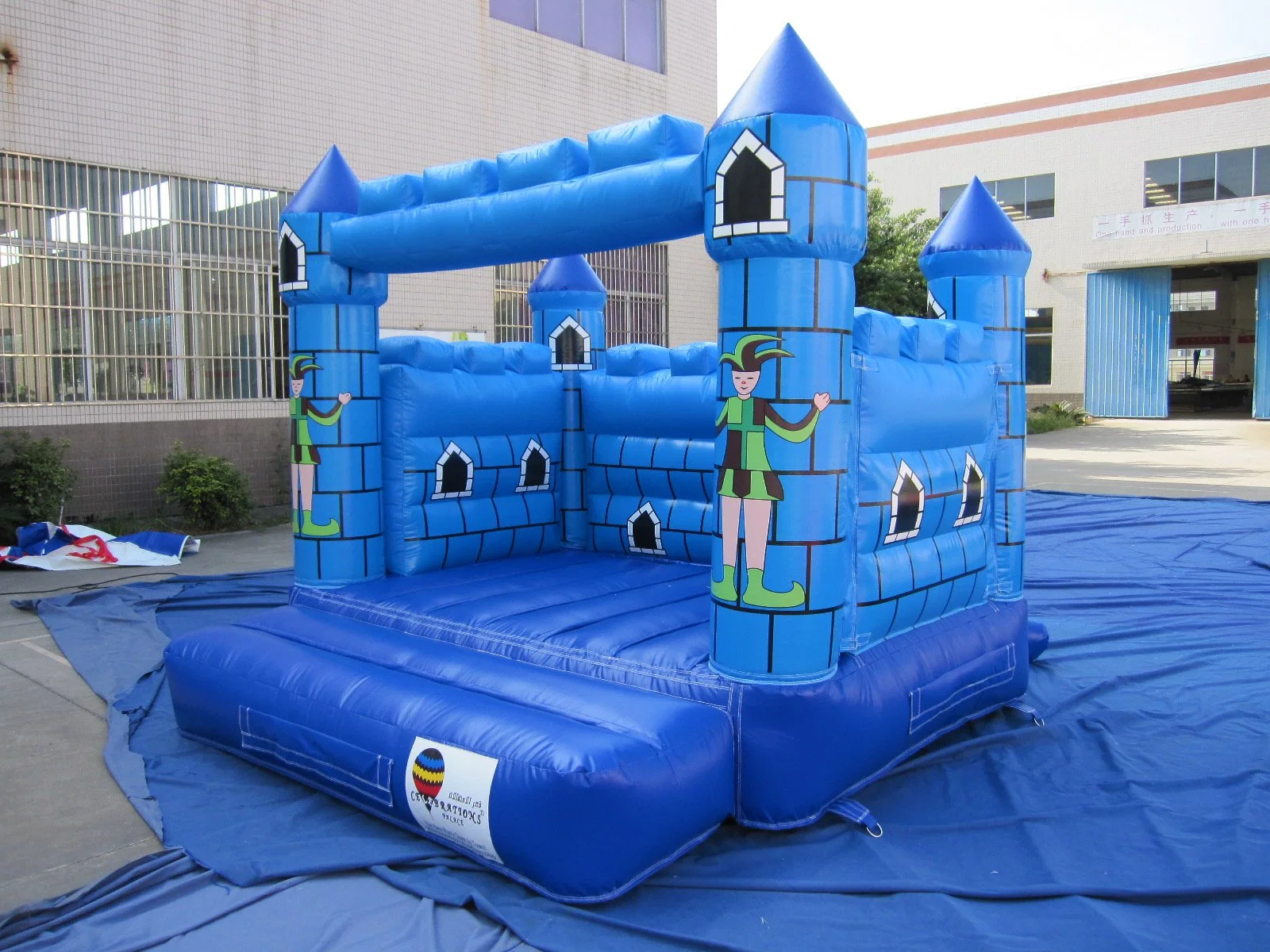 Payaso azul castillo inflable Gorila (AQ514-2)