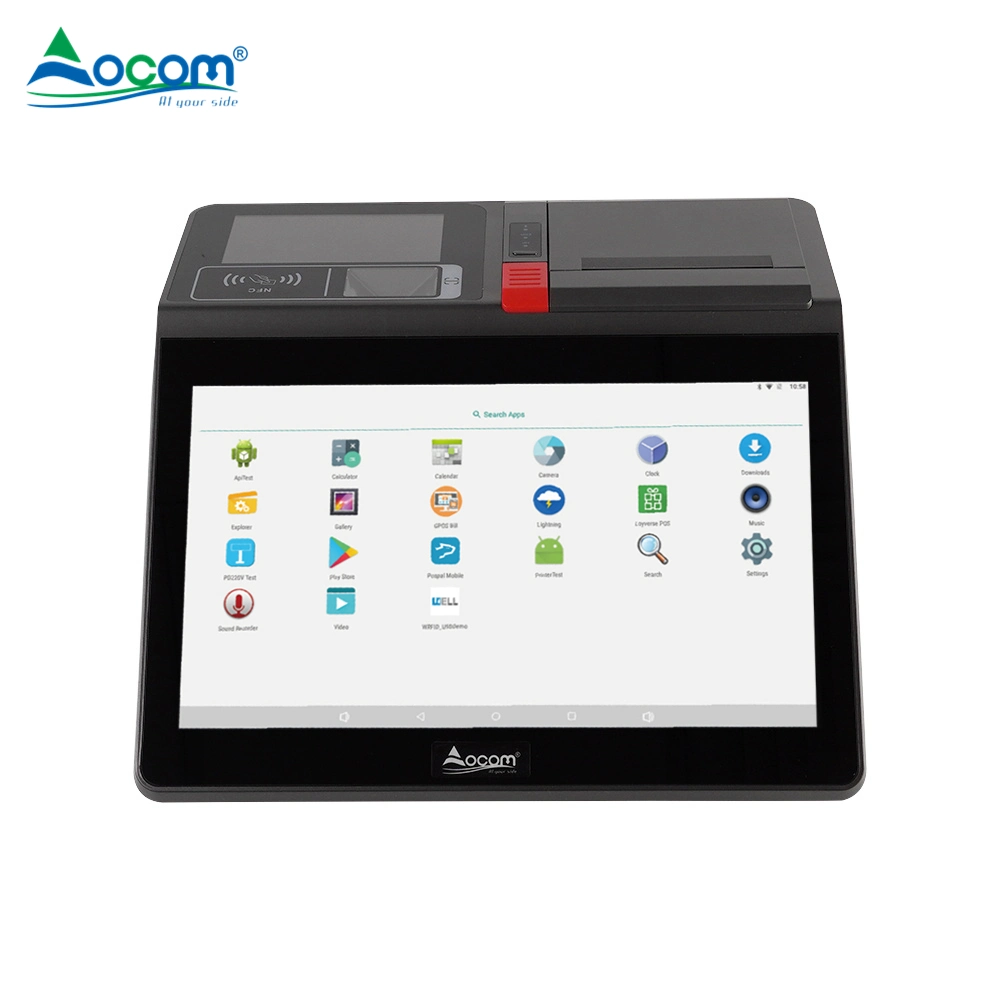 Toque POS sistema de terminales Windows pantalla ancha Registro de efectivo