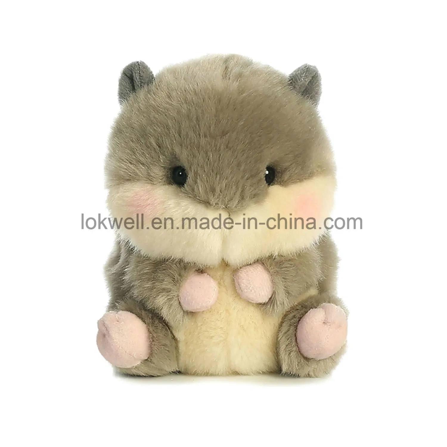 Peluche suave Peluche adorable juguete cerdo Rosa ronda