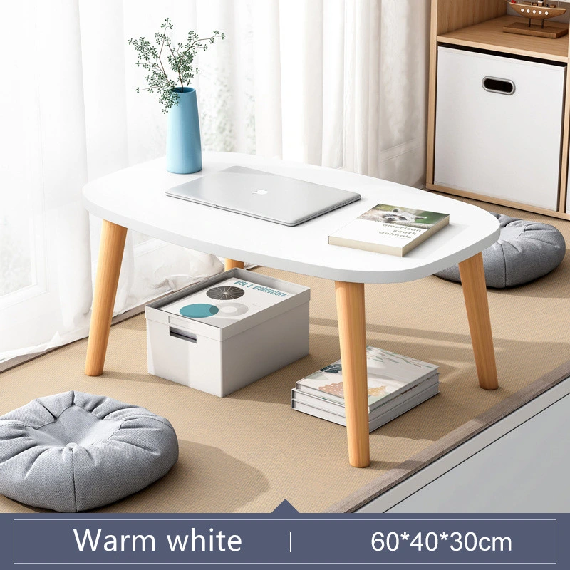 Nordic Bay Window Small Coffee Table, Small Apartment Home Multifunctional Modern Minimalist Creative Light Luxury Furniture 0012